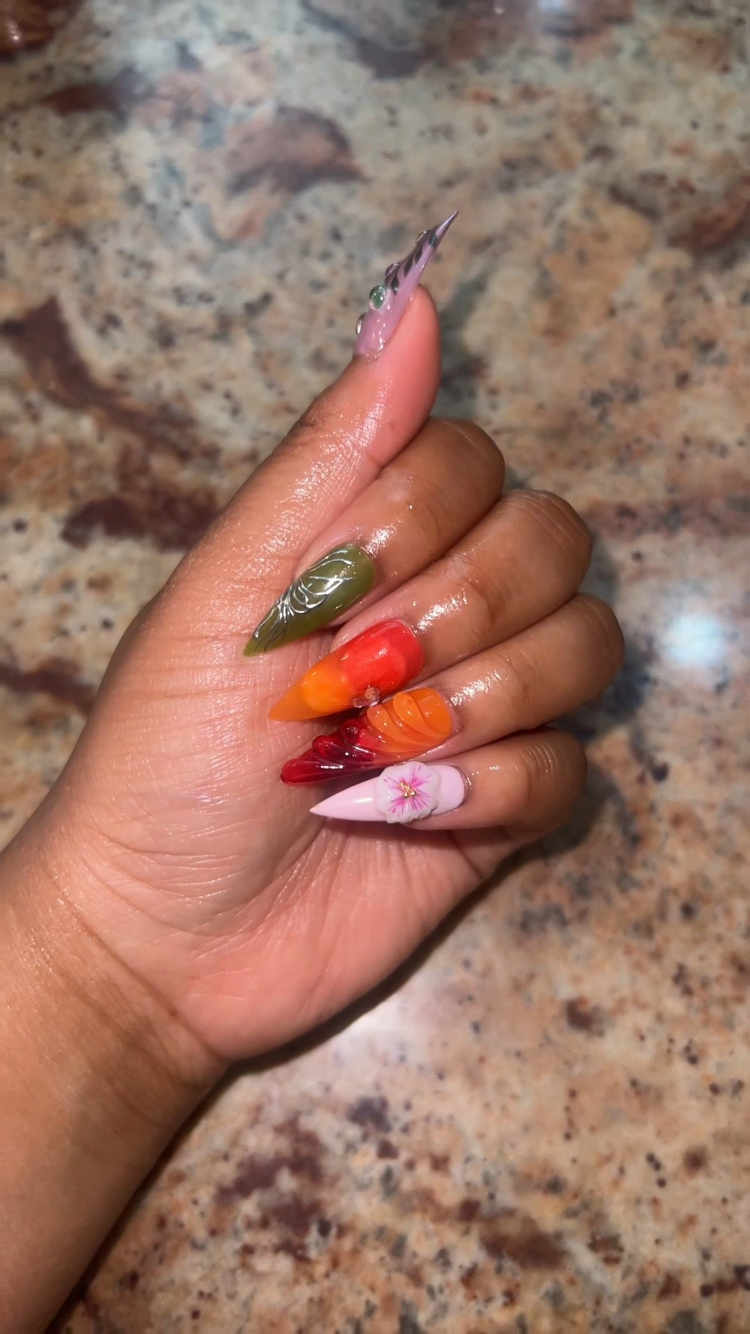 Wearing these for the second time around!😍 One of my favorite pairs of luxury press on nails!💅🏽🌺🥰 ✨ @Etsy

#LTKBeauty #LTKselfcare #LTKgrwm