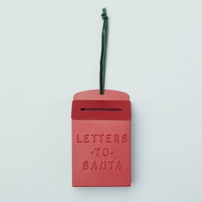 Letters To Santa Mailbox Ornament Red - Hearth & Hand™ with Magnolia | Target