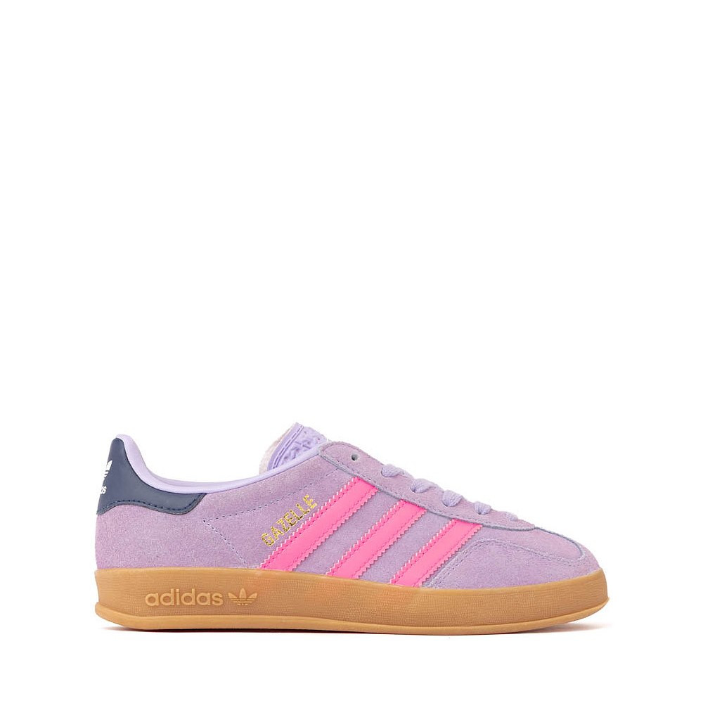 adidas Gazelle Indoor Athletic Shoe - Big Kid - Powder Plum / Lucid Pink / Gum | Journeys