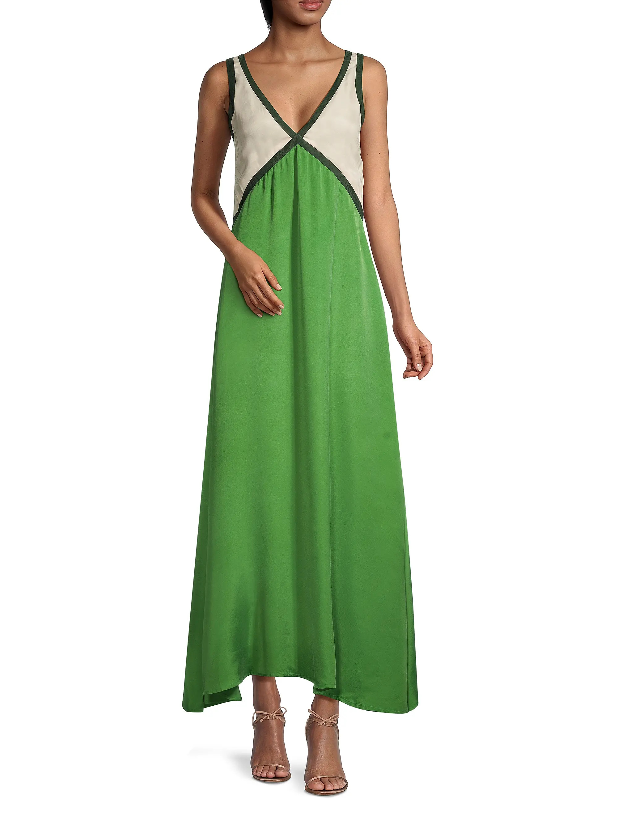 Sonora Naomi Colorblocked Maxi Dress | Saks Fifth Avenue