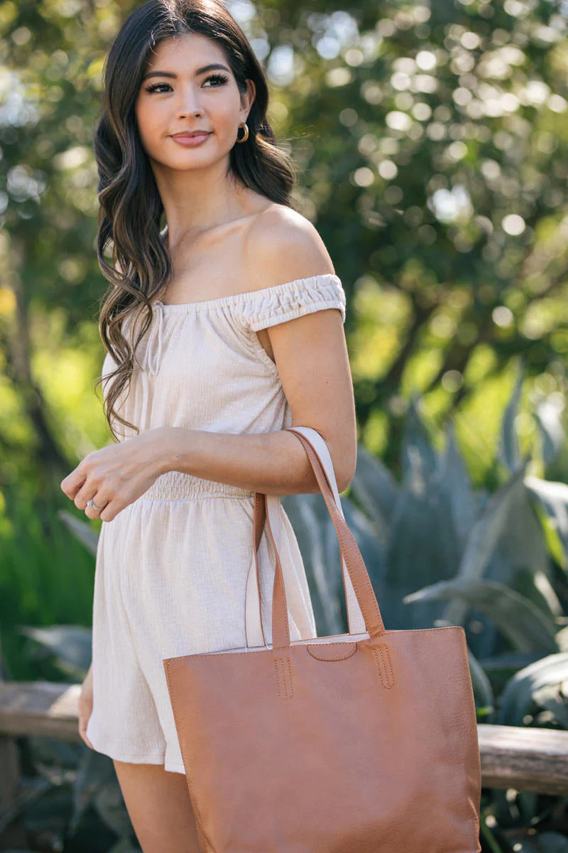 Denise Reversible Large Tote | Morning Lavender