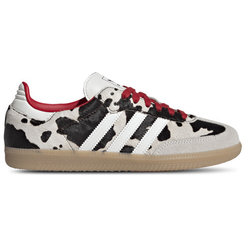 Womens adidas Originals Samba OG Cow Print - Basketball Shoes - Aurora Coffee / Off White / Gum | Champs Sports