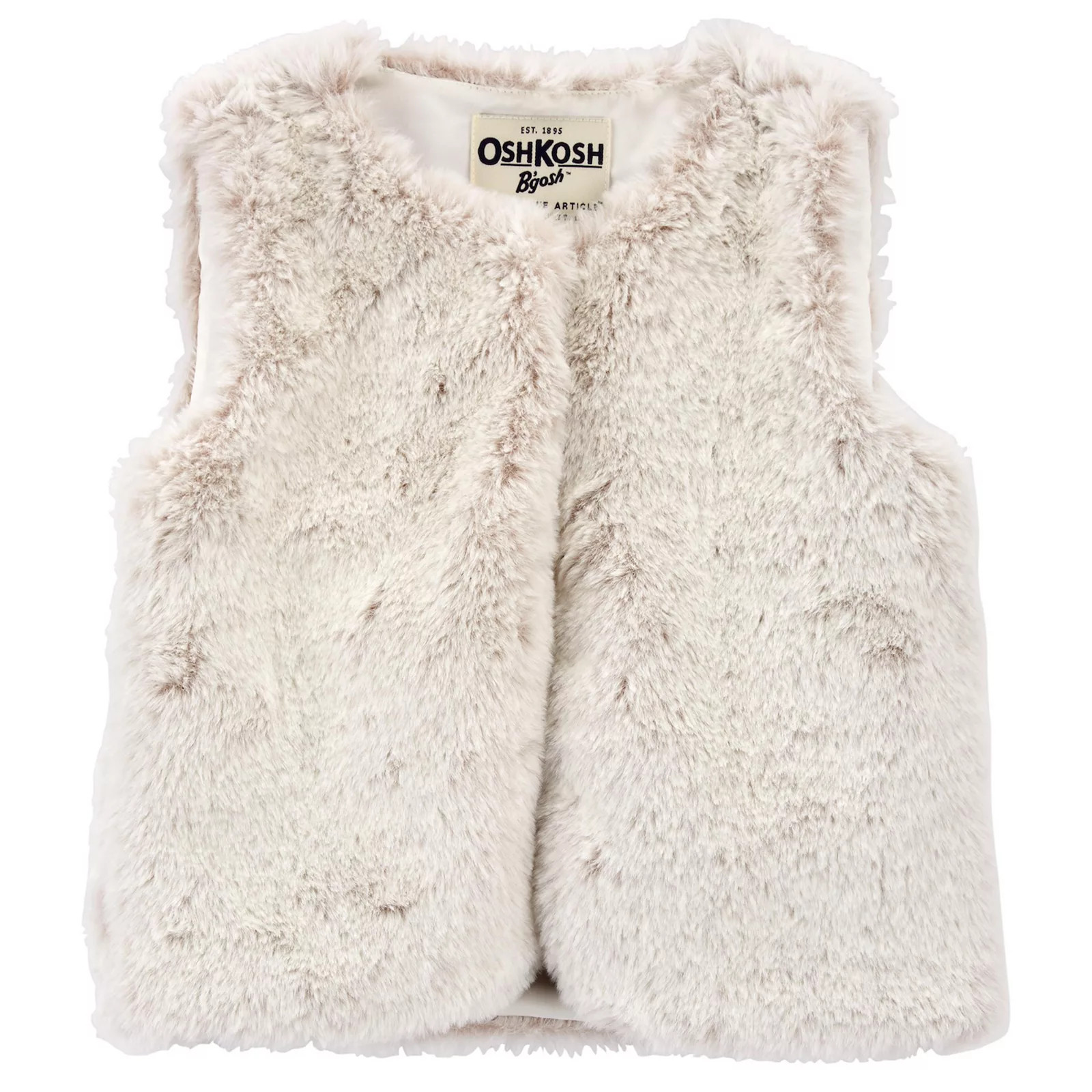 Toddler Girl OshKosh B’gosh Faux Fur Vest, Toddler Girl's, Size: 2T, Brown | Kohl's