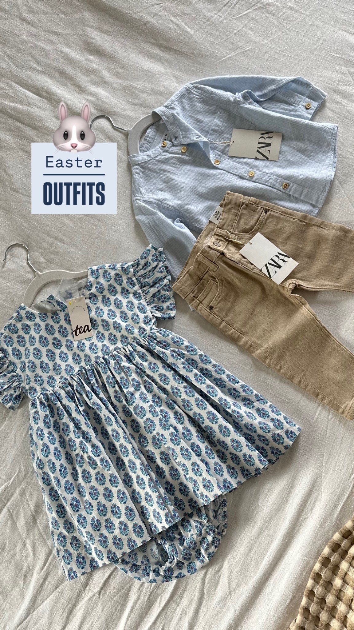 Pastel blue outfits for kiddos! Perfect for Easter, from Zara and Tea Collection 

#LTKFamily #LTKBaby #LTKKids