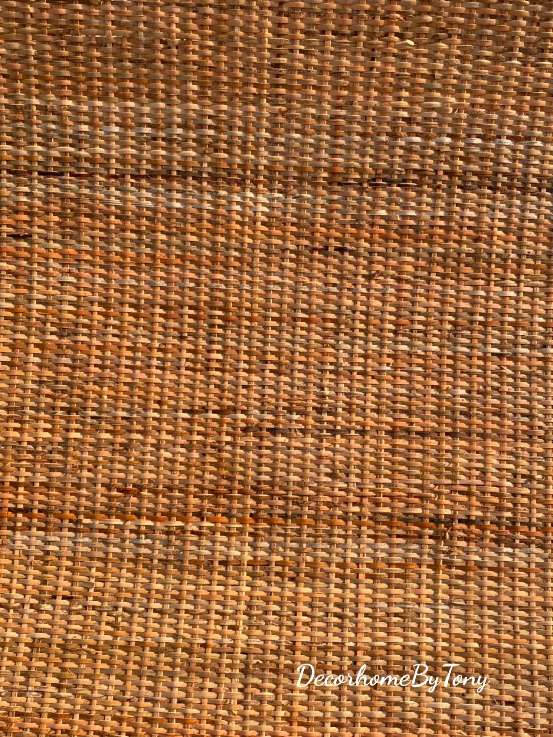 Pre-Woven Herringbone Mat Rattan Cane Webbing, Wide 24