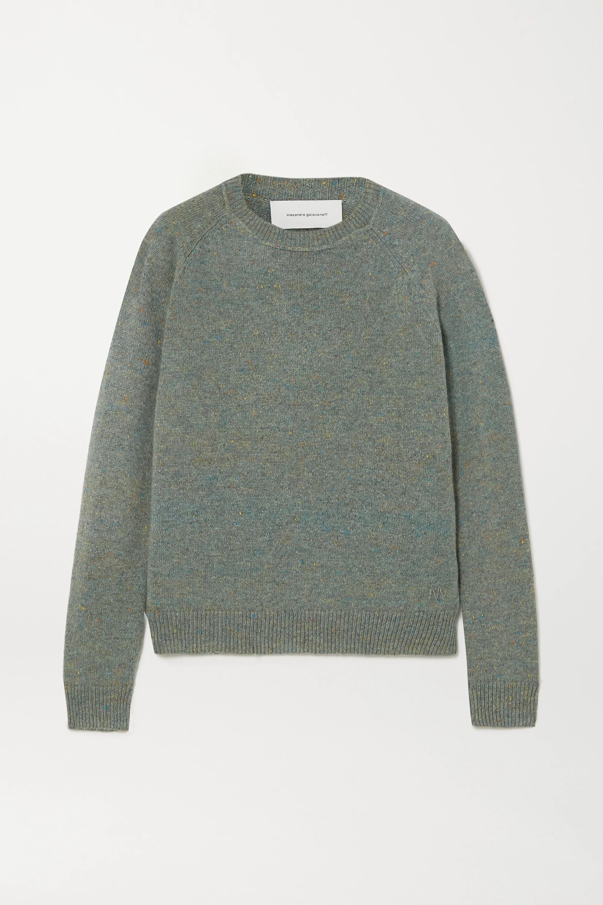 Mint Mila mélange cashmere sweater | Alexandra Golovanoff | NET-A-PORTER | NET-A-PORTER (US)