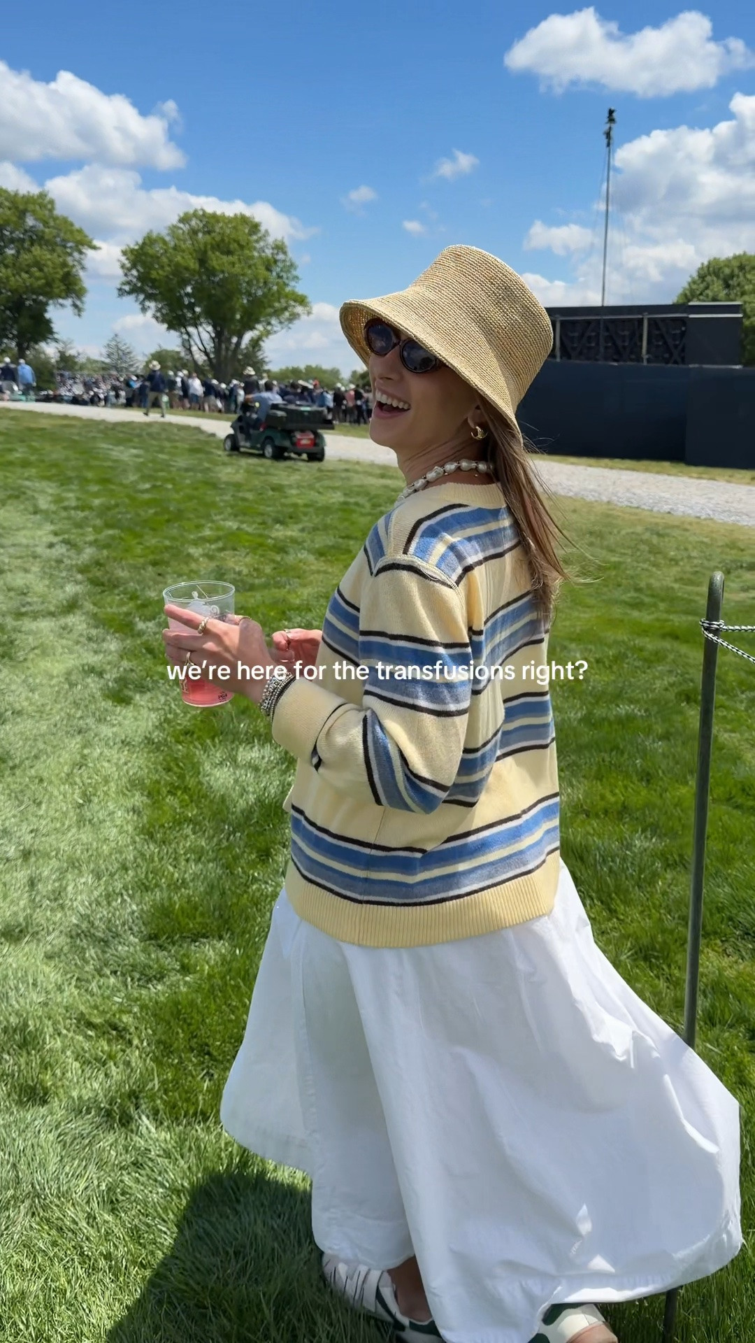 5/14/26 PGA Championship Spectator Outfit

What I wore for a day at the PGA Championship 🤍 my Aritzia white dress layered with a striped Reformation sweater, plus a bucket hat, Longchamp bag, and easy sneakers for walking around all day. Comfortable but still put together—everything is linked here ✨

#LTKootd #LTKSeasonal