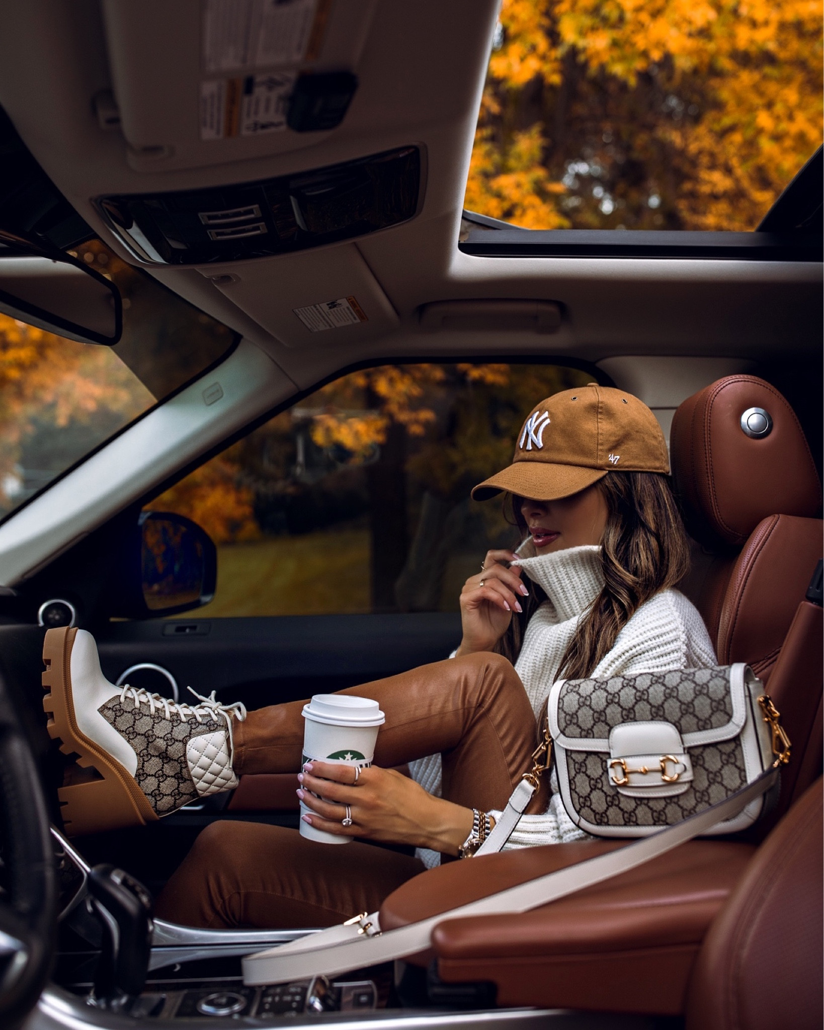 Fall outfit ideas
Anine Bing white chunky sweater wearing an XS
Gucci combat boots run TTS 
Gucci mini horsebit bag


#LTKshoecrush #LTKstyletip #LTKSeasonal