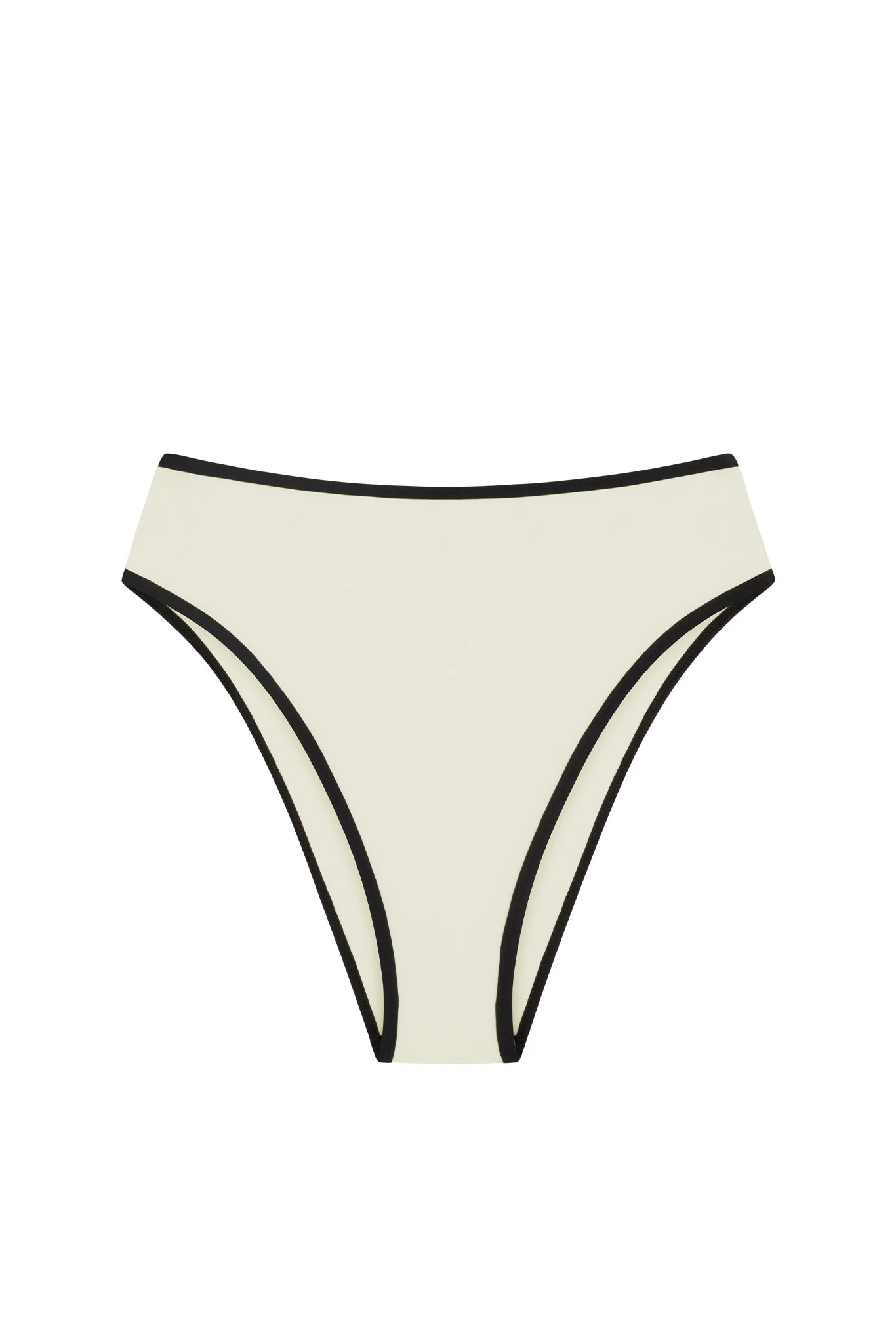 Ravello Bottom - Ivory/Black | Monday Swimwear