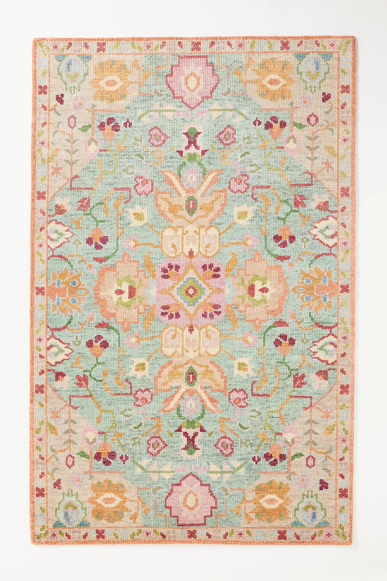 Crisanta Hand-Knotted Wool Persian-Inspired Rug | Anthropologie (US)