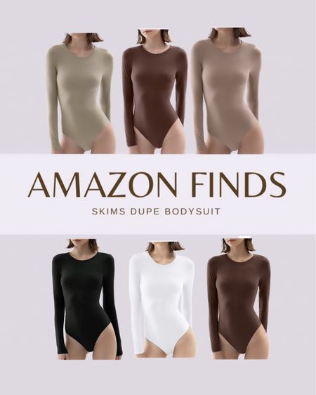 Skims dupe bodysuit ✨

Bodysuit , Fall Outfits , Amazon , Amazon finds 

#LTKfindsunder50 #LTKGiftGuide #LTKxPrime