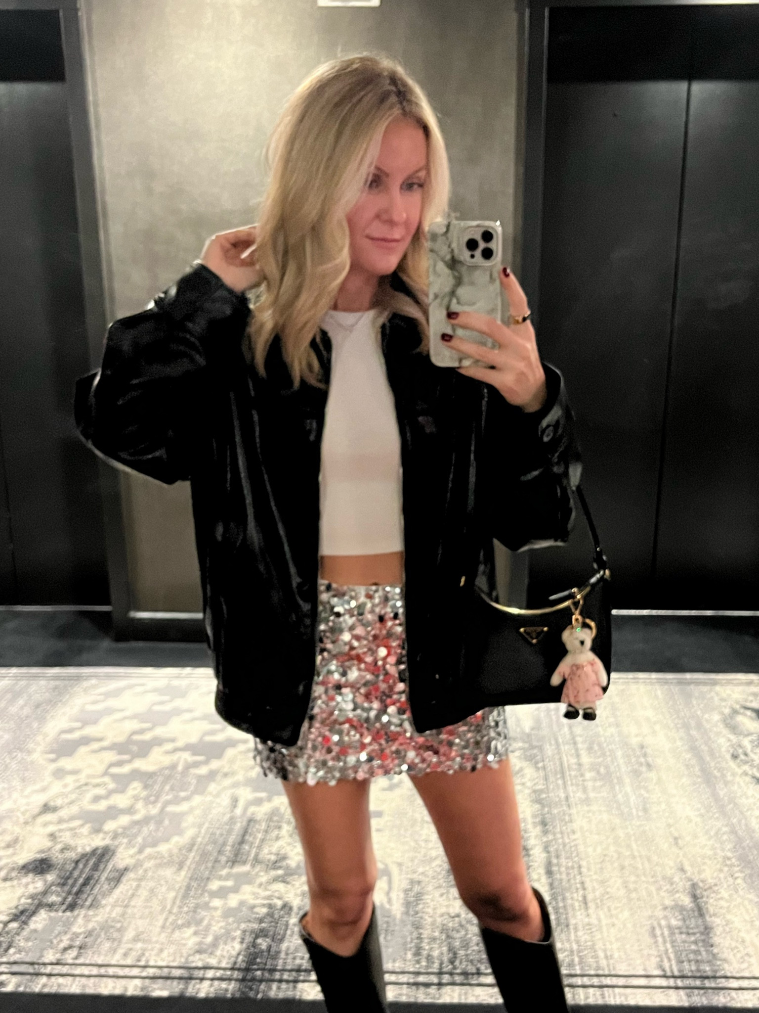 winter country concert fit 

wearing size xsmall in skirt

#LTKSeasonal #LTKFindsUnder100