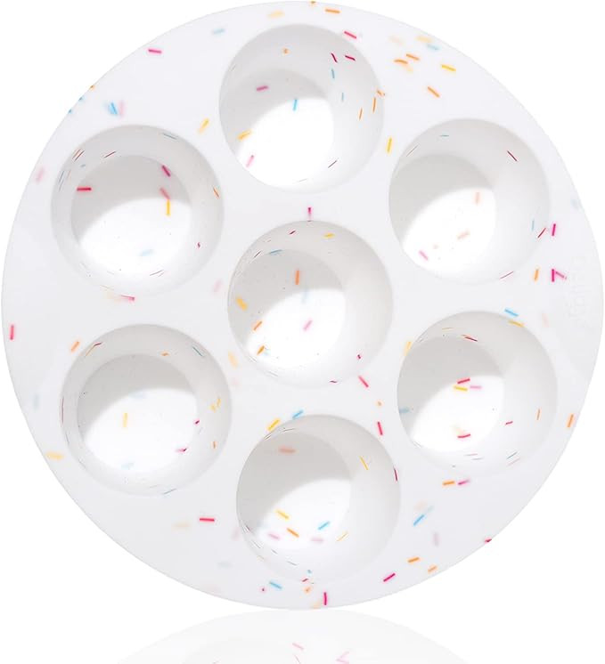 Silicone Egg Bite Molds Air Fryer Muffin Pan for Baking Non-Stick Silicone Egg Molds 7 Cups Air F... | Amazon (US)