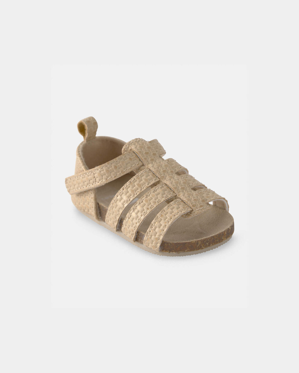 Baby Girl Strappy Sandals - Brown | Carter's Inc