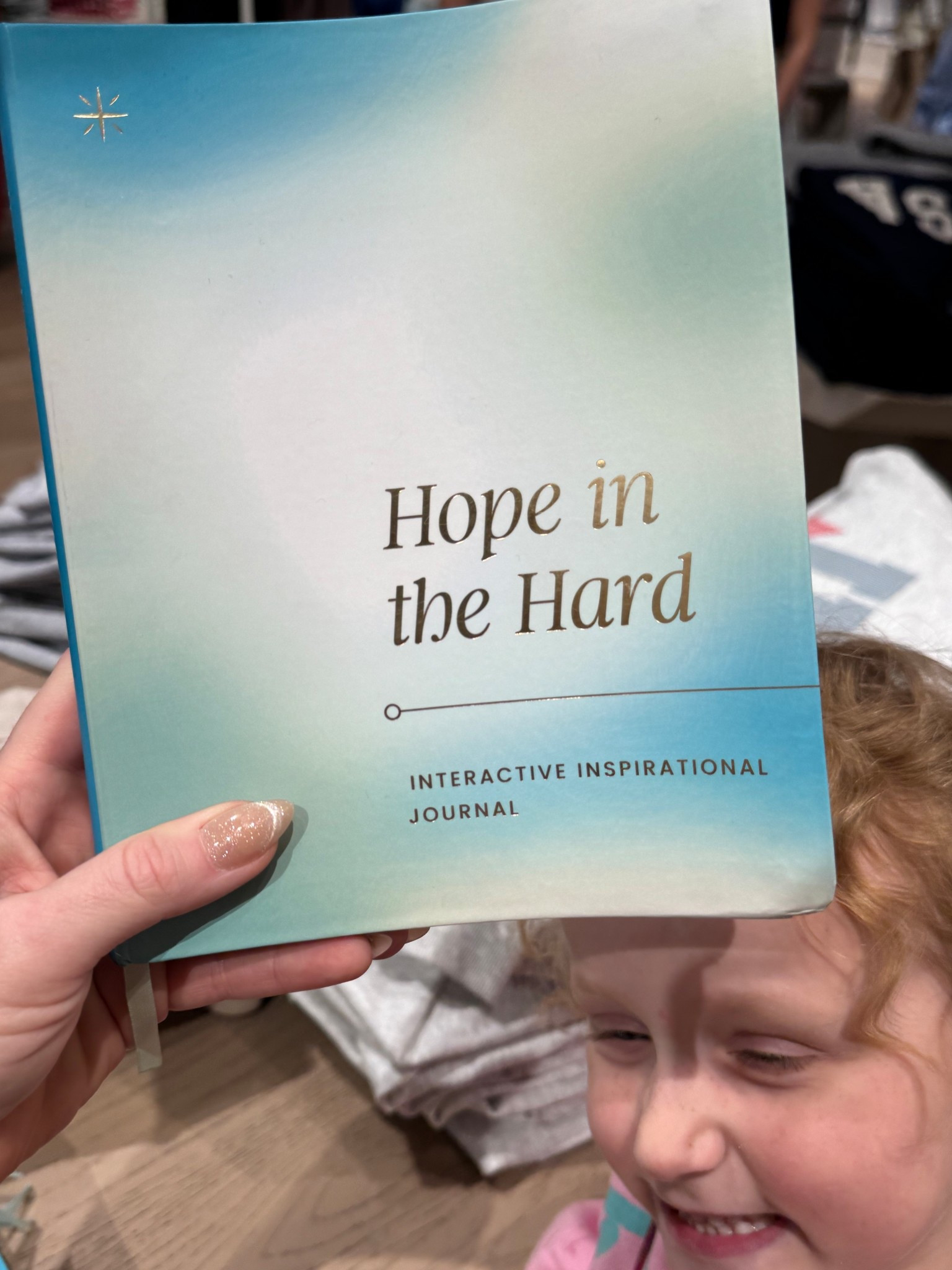 My daughter trying to get in the picture! 🤣 I found this journal shopping and it’s so good! It’s a Christian based journal and really inspiring! The price is so good and would make a sweet hostess gift or gift for your besties! 

2026, pens, devotional, journal, crafts

#LTKGiftGuide #LTKSeasonal #LTKHome