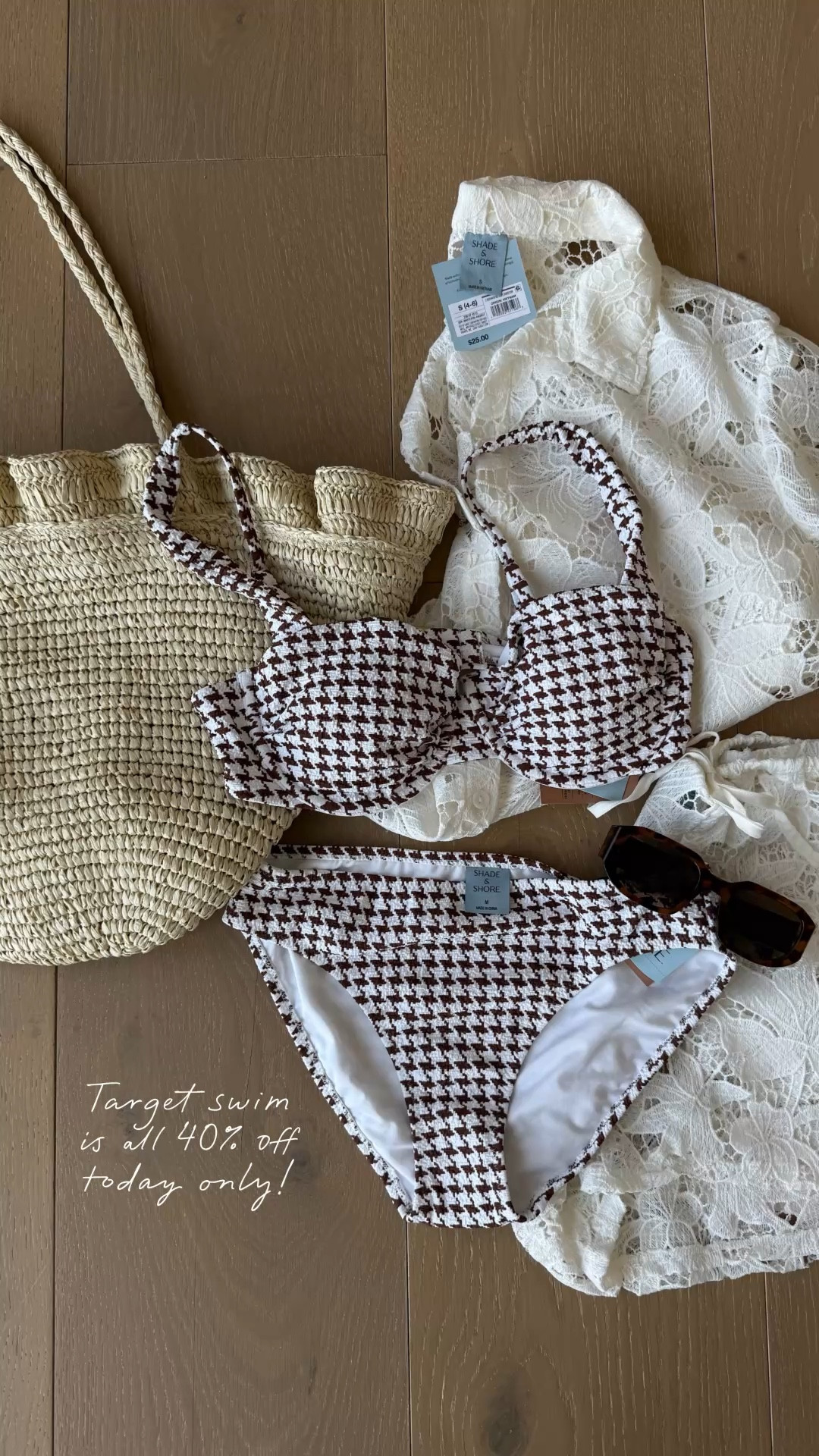 Wow! Swimwear is 40% off at Target today only! 

#LTKSaleAlert