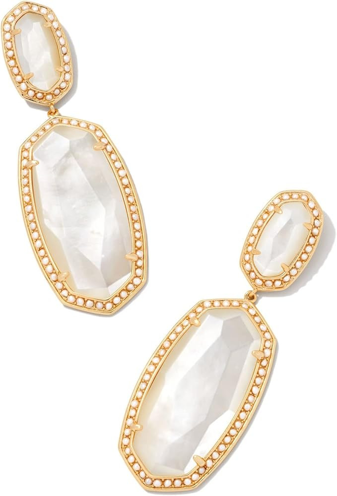 Kendra Scott Pearl Beaded Elle Statement Earrings | Amazon (US)