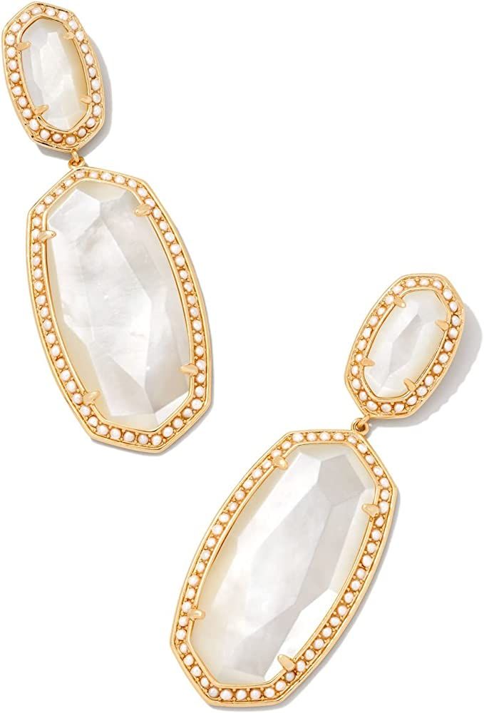 Kendra Scott Pearl Beaded Elle Statement Earrings | Amazon (US)