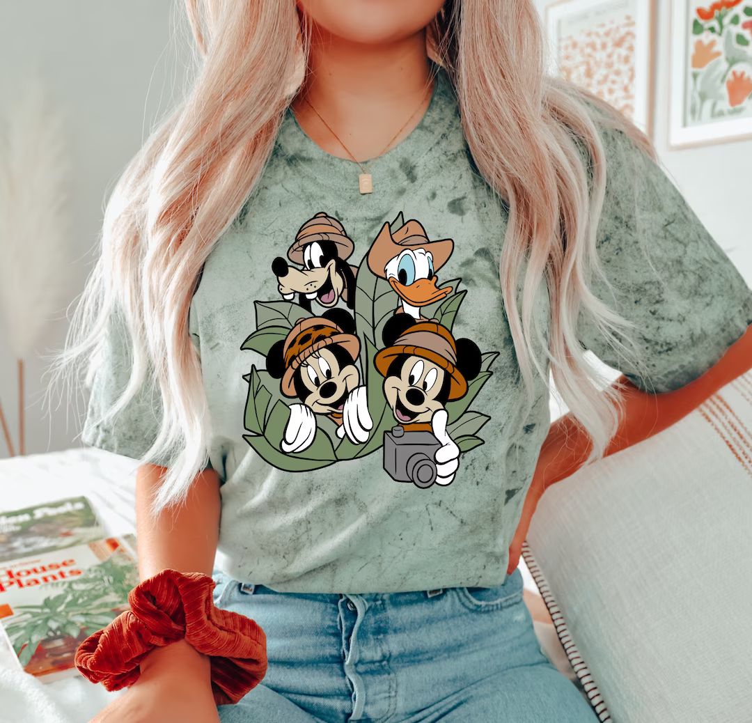 Mickey & Friends Animal Kingdom Shirt | Disney Shirt| Comfort Colors Shirt | Etsy (US)