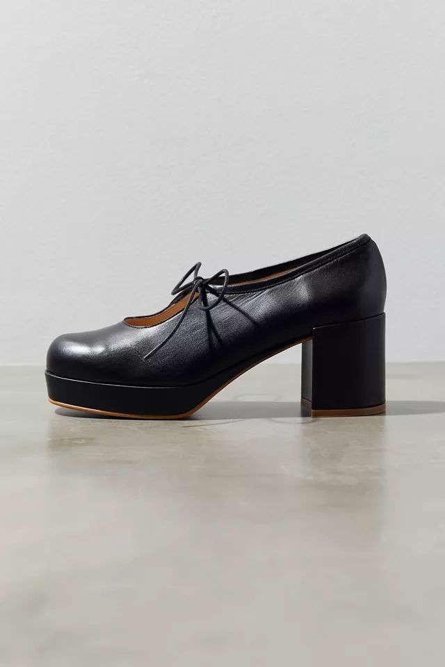 Intentionally Blank Serif Platform Mary Jane | Urban Outfitters (US and RoW)