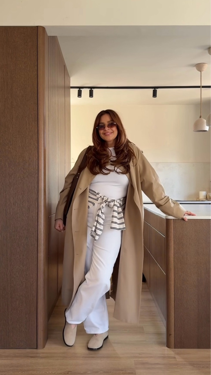 DAY 19 of dressing my midsize body in 2026 - S P R I N G is my favourite season + I feel that I’m FINALLY finding myself & style again 🌼…

An all white base for the win and a trench is a spring ESSSENTIAL!! 🦢🧥

This series I’ll be styling my midsize body - comfy - cosy using items I already own with the occasional new addition. I’ll link everything I can including dupes! 

Some items in my content could be gifted *

#midsizefashion #styling #curves #easyoutfits #spring 

Curvey body - midsize fashion - midsize body - OOTD - easy outfits -  easy everyday style - Daily outfit inspiration - Effortless everyday style - Minimal chic outfits -  mum outfit ideas - Capsule wardrobe inspo - Elevated basics - Casual chic looks - Smart casual outfits - Reallife style inspiration - Easy everyday outfits - Working mum - Simple styling tips - mum style

#LTKspring #LTKmidsize #LTKuk