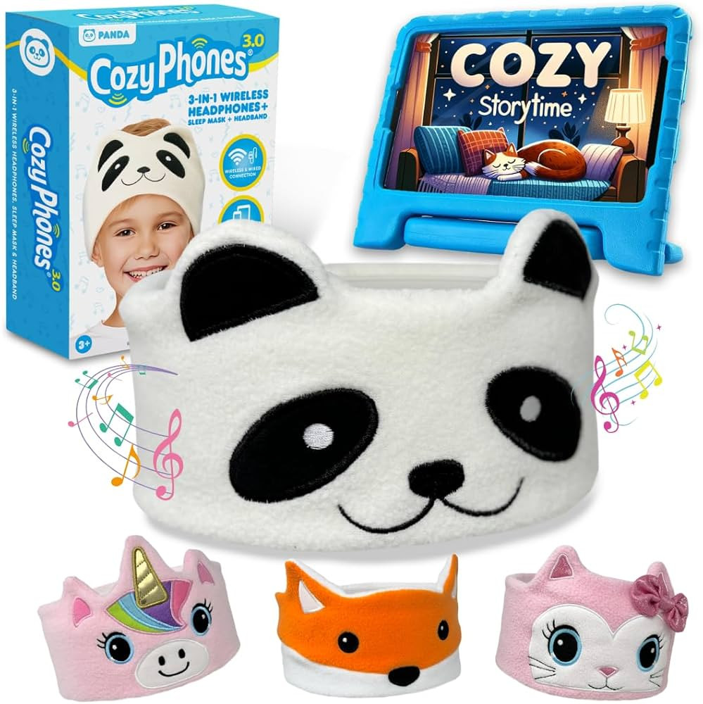 Toddler Headphones Wireless, Kids Bluetooth Earphones, Safe Volume - Wired School Headphones for ... | Amazon (US)