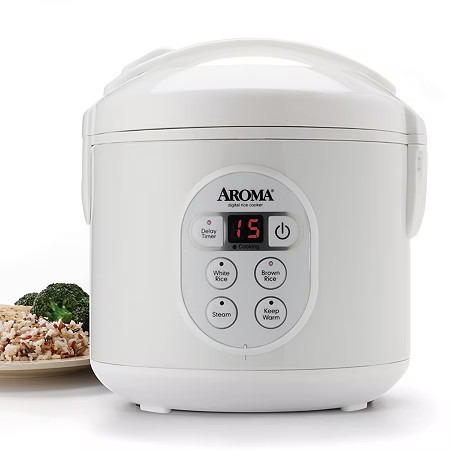 Aroma Rice Cooker, One Size Fits Most, White | JCPenney