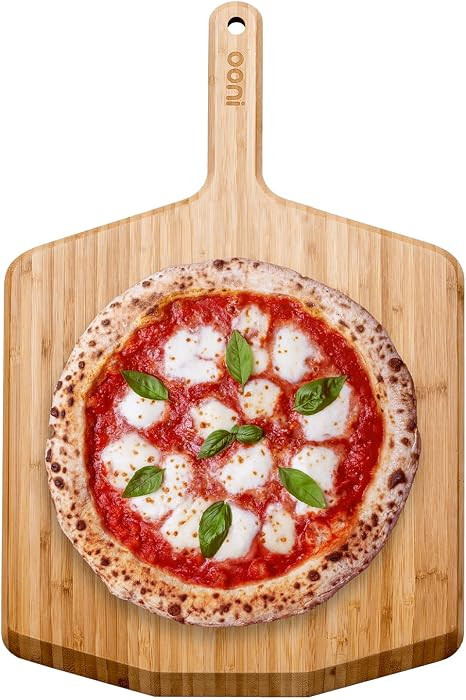 Ooni 14\u201d Bamboo Pizza Peel \u2013 14 Inch Wooden Pizza Spatula Paddle, Pizza Cutting Board, ... | Amazon (US)