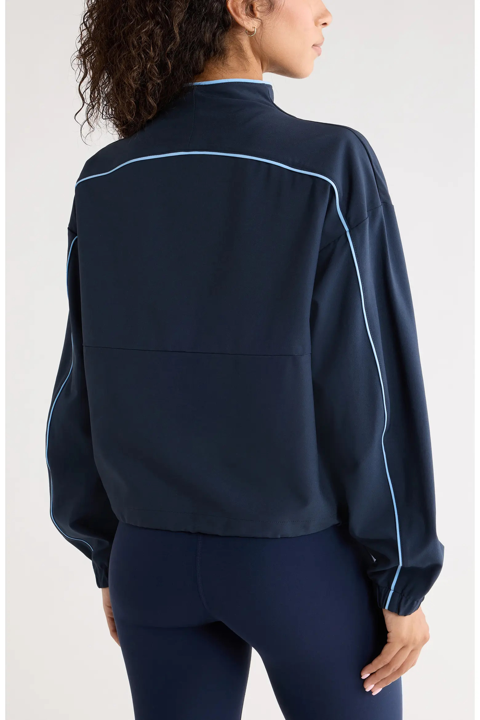 Piped Half Zip Pullover (Women) | Nordstrom | Nordstrom
