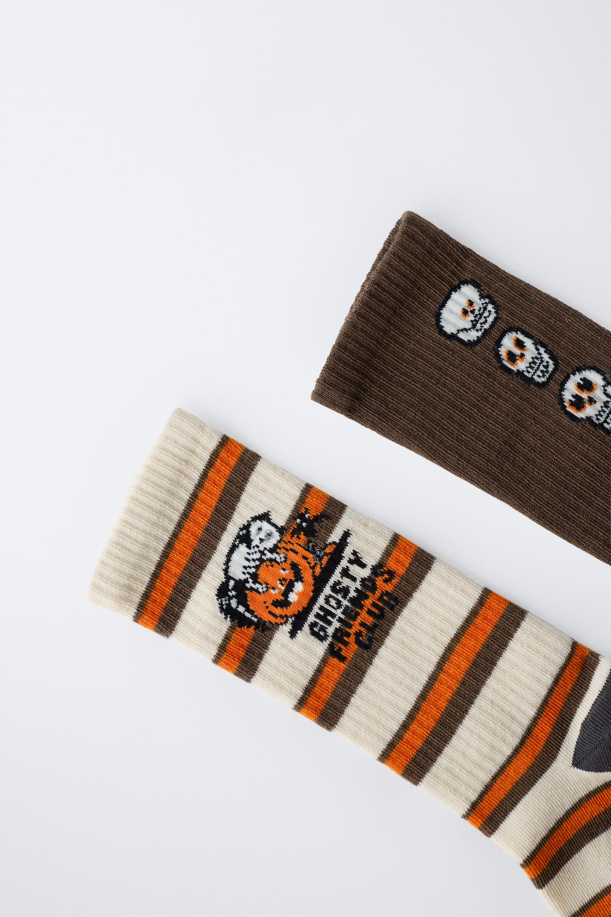 2-PACK OF STRIPED PUMPKIN SOCKS | Zara UK