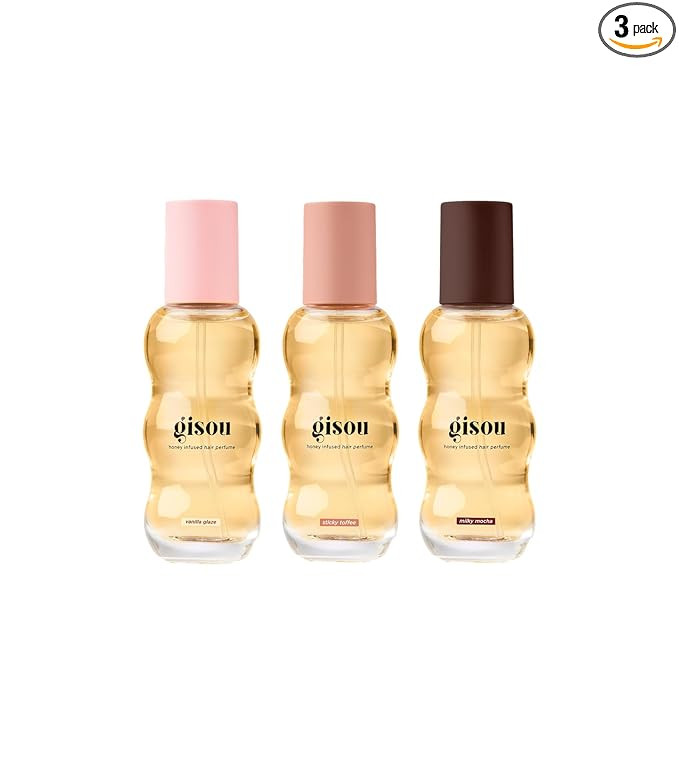 Gisou Hair Perfume Mini Variety Packs (0.5 Fl Oz, Glaze Scents Trio) | Amazon (US)