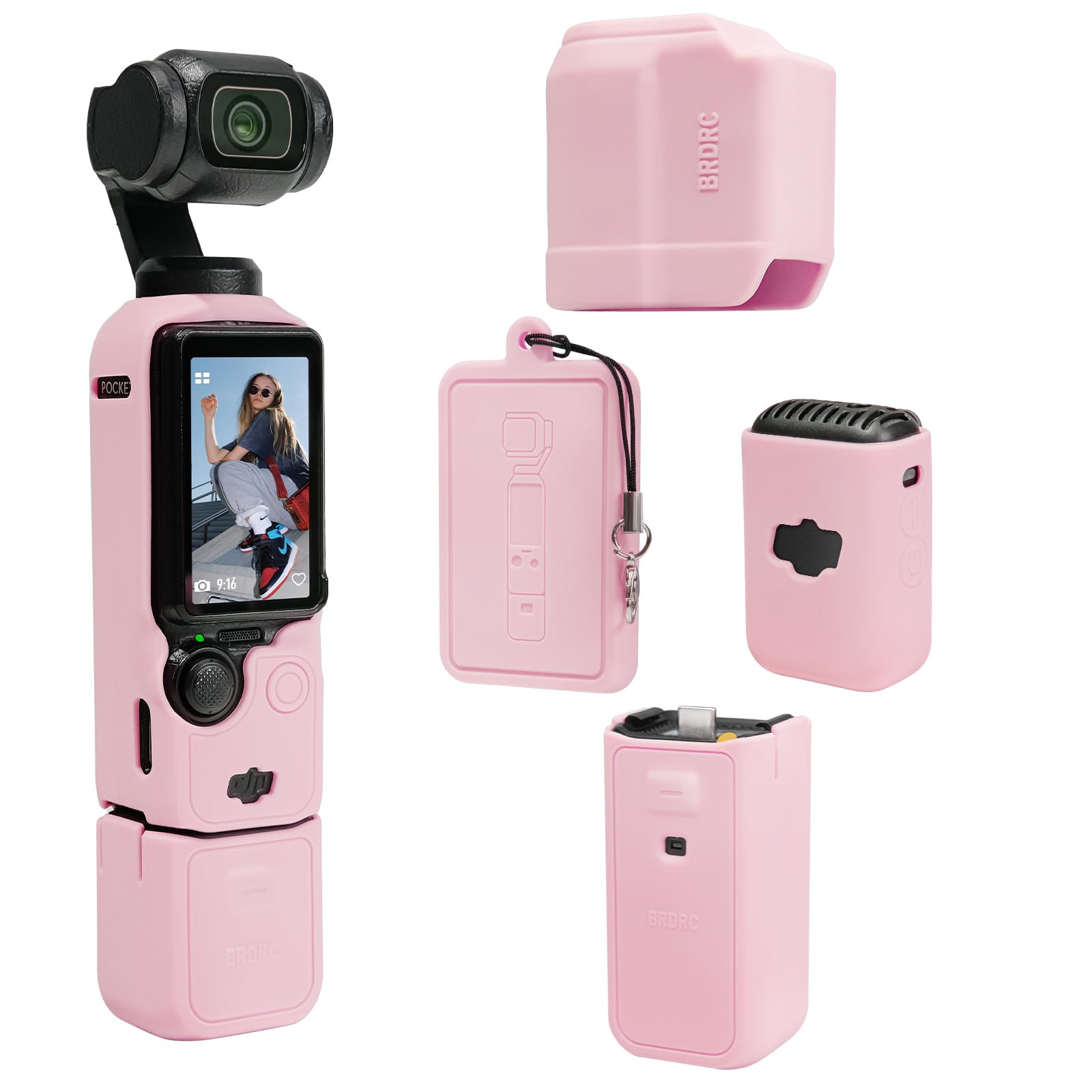 Pocket 3 Case, Soft Silicone Protective Case Cover Compatible with DJI Osmo Pocket 3 Creator Comb... | Amazon (US)