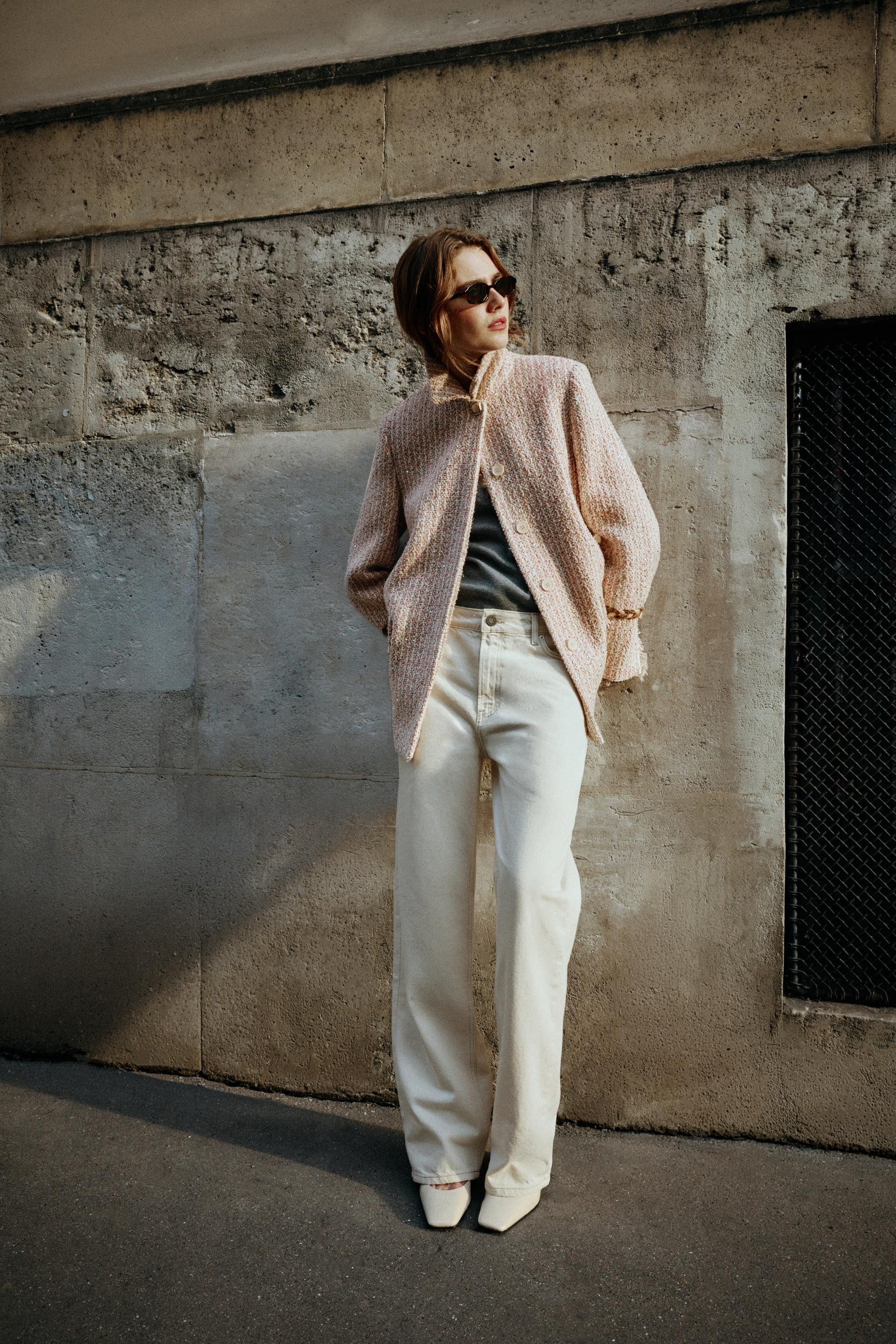 SEQUINNED STRUCTURED COAT | Zara US