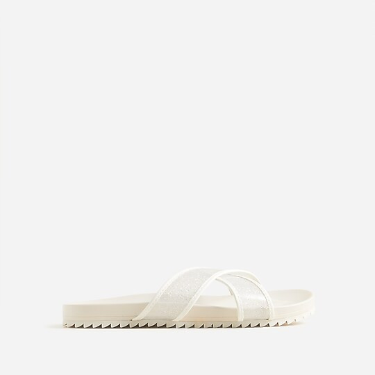 Girls' cross-strap pool slides | J. Crew US