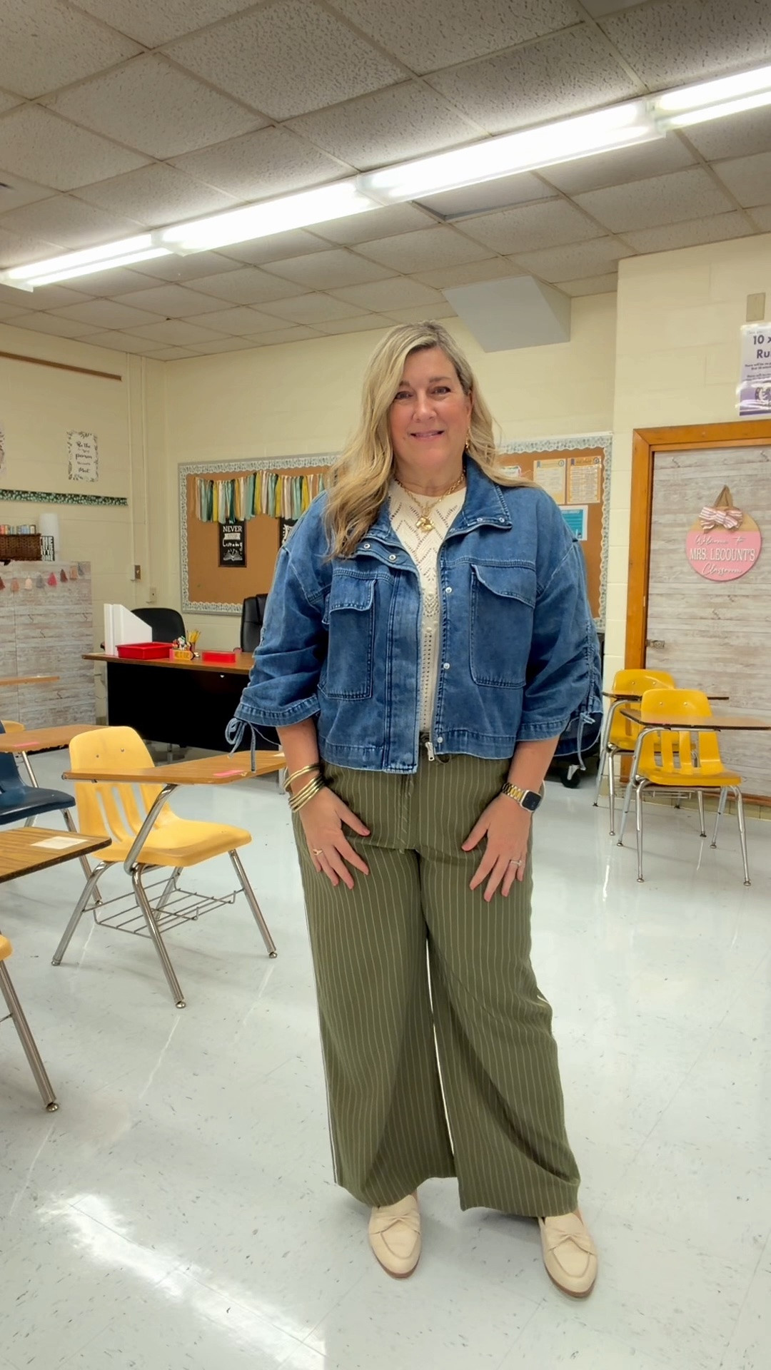 New fall arrivals from Loft. 
Teacher OOTD
Size 14
Midsize

#LTKootd #LTKOver40 #LTKMidsize