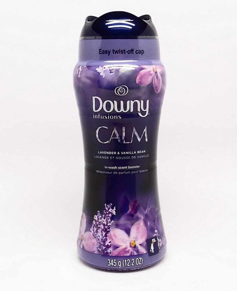 Downy Infusions In-Wash Laundry Scent Booster Beads, CALM, Soothing Lavender and Vanilla Bean, 12... | Amazon (US)