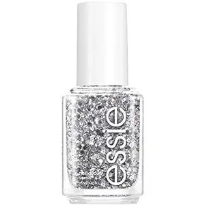 essie Salon-Quality Nail Polish, Vegan, Silver Glitter, Set In Stones, 0.46 fl oz | Amazon (US)
