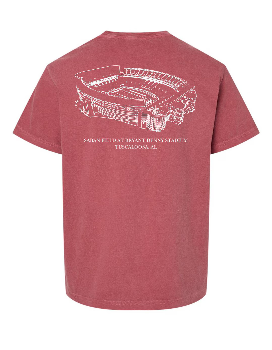UA Stadium Comfort Colors Tee | Alabama Game Day Shirt | Bryant-Denny Inspired Stadium Tee | Crim... | Etsy (US)