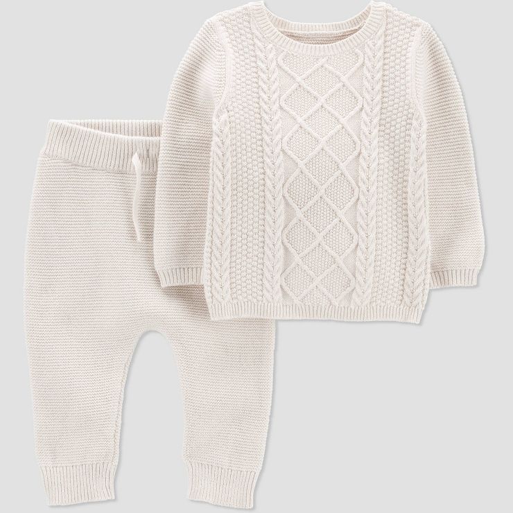 Carter's Just One You® Baby Boys' Sweater Set - Ivory | Target