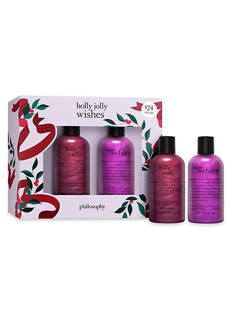 Holly Jolly Wishes 2-Piece Shower Gel Set | Saks Fifth Avenue