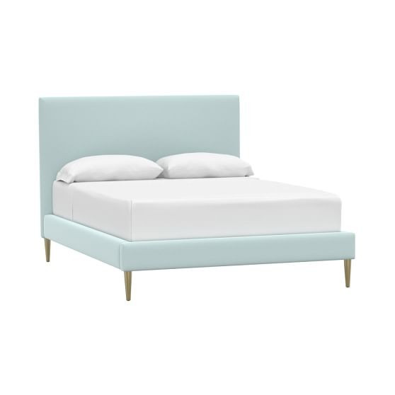 Ellery Essential Upholstered Bed | Pottery Barn Teen