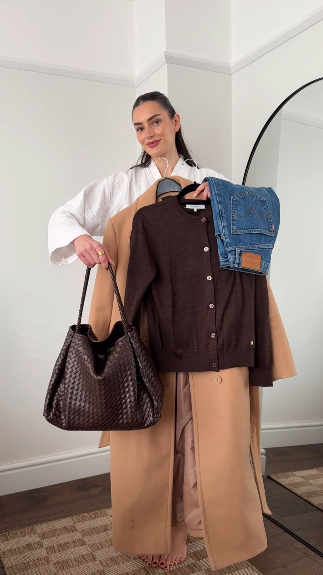 Lighter layers for spring ✨

Camel coat, brown cardigan, white Tshirt, Levi’s ribcage jeans, Adidas trainers

#LTKuk #LTKspring