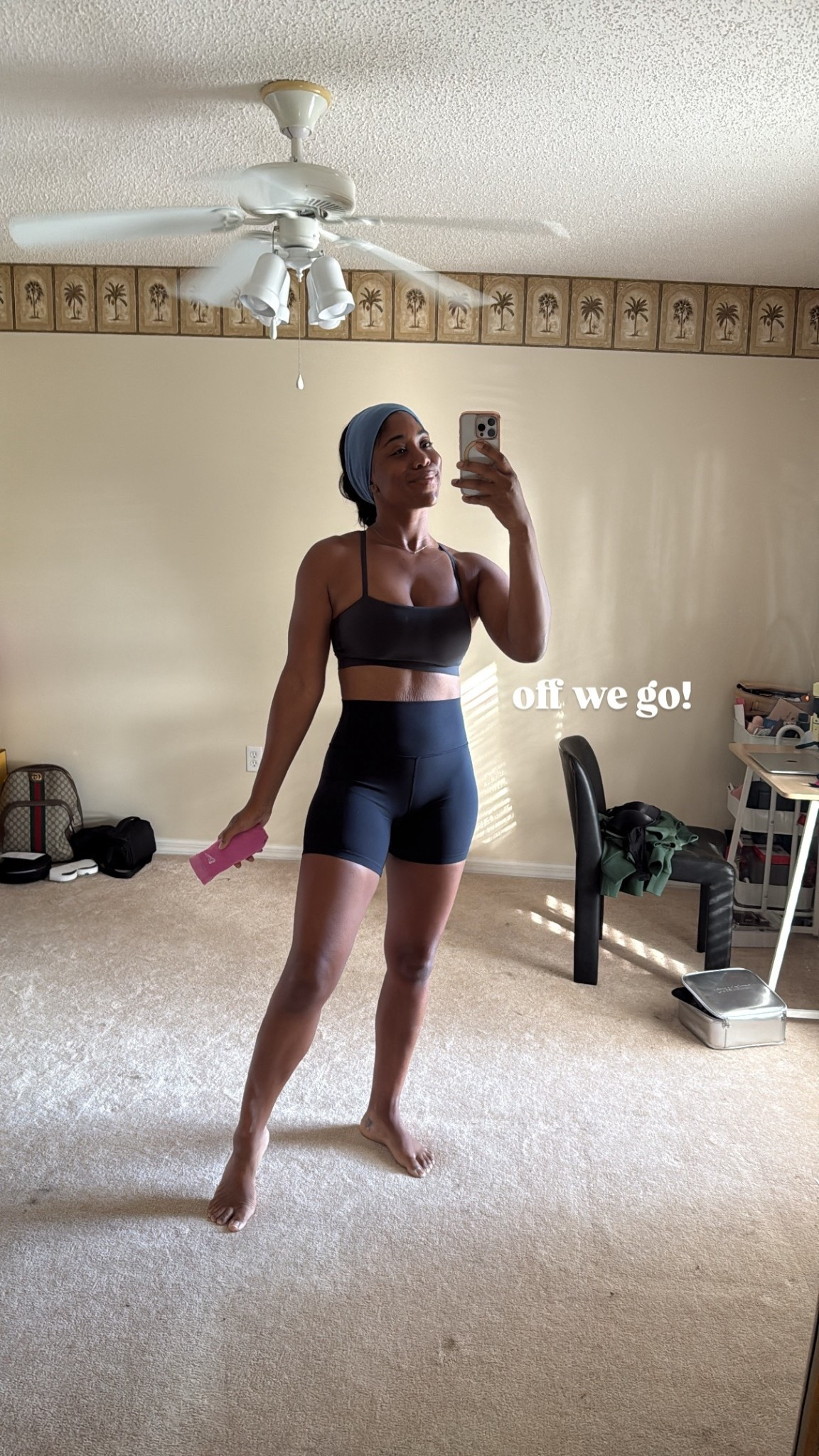 Workout outfit of the day! Linking my favorite Amazon headbands too. These bras and shorts are Lululemon looks for less! Such a good dupe 

#LTKActive #LTKFindsUnder50 #LTKStyleTip