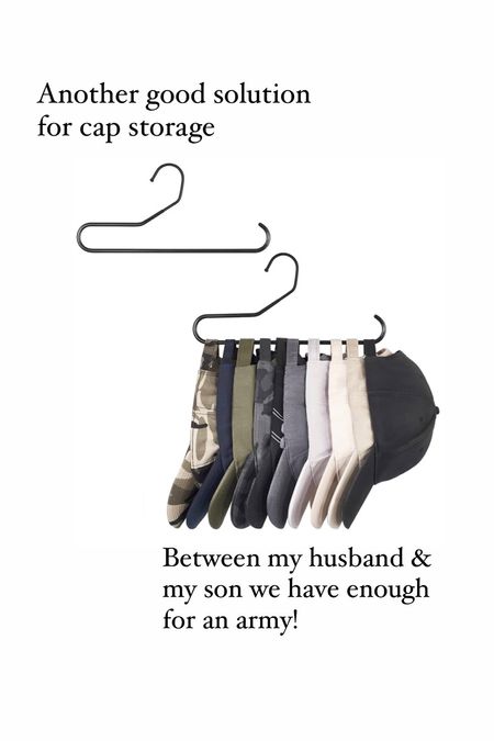 This is a good solution for storing baseball style caps in your closet. 👍🏻

#closetorganization #homeorhanization #cap #baseballcap #hat #hatstorage 

#LTKhome