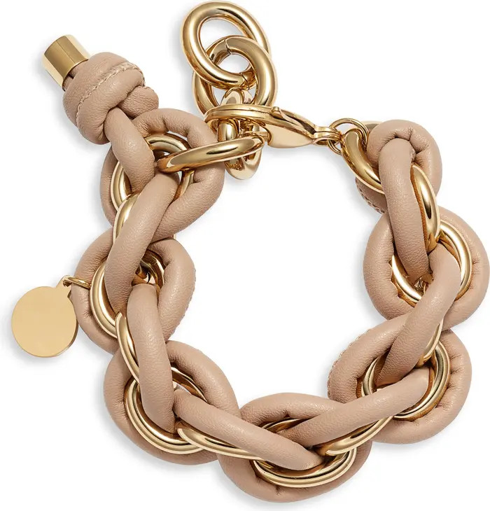 Knotty Leather Wrap Chain Bracelet | Nordstrom | Nordstrom