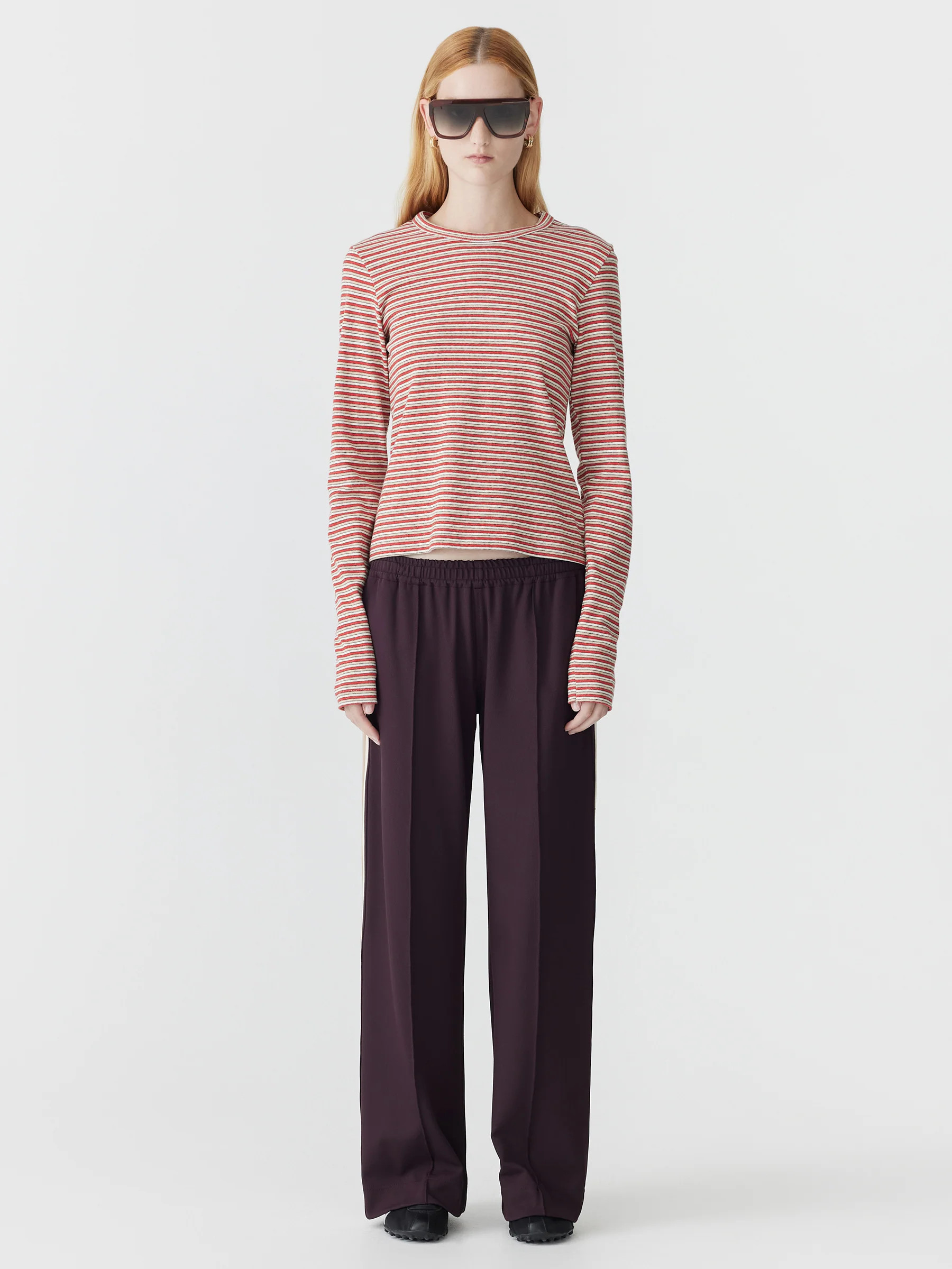 Wide Leg Athletic Tape Pant | Bassike