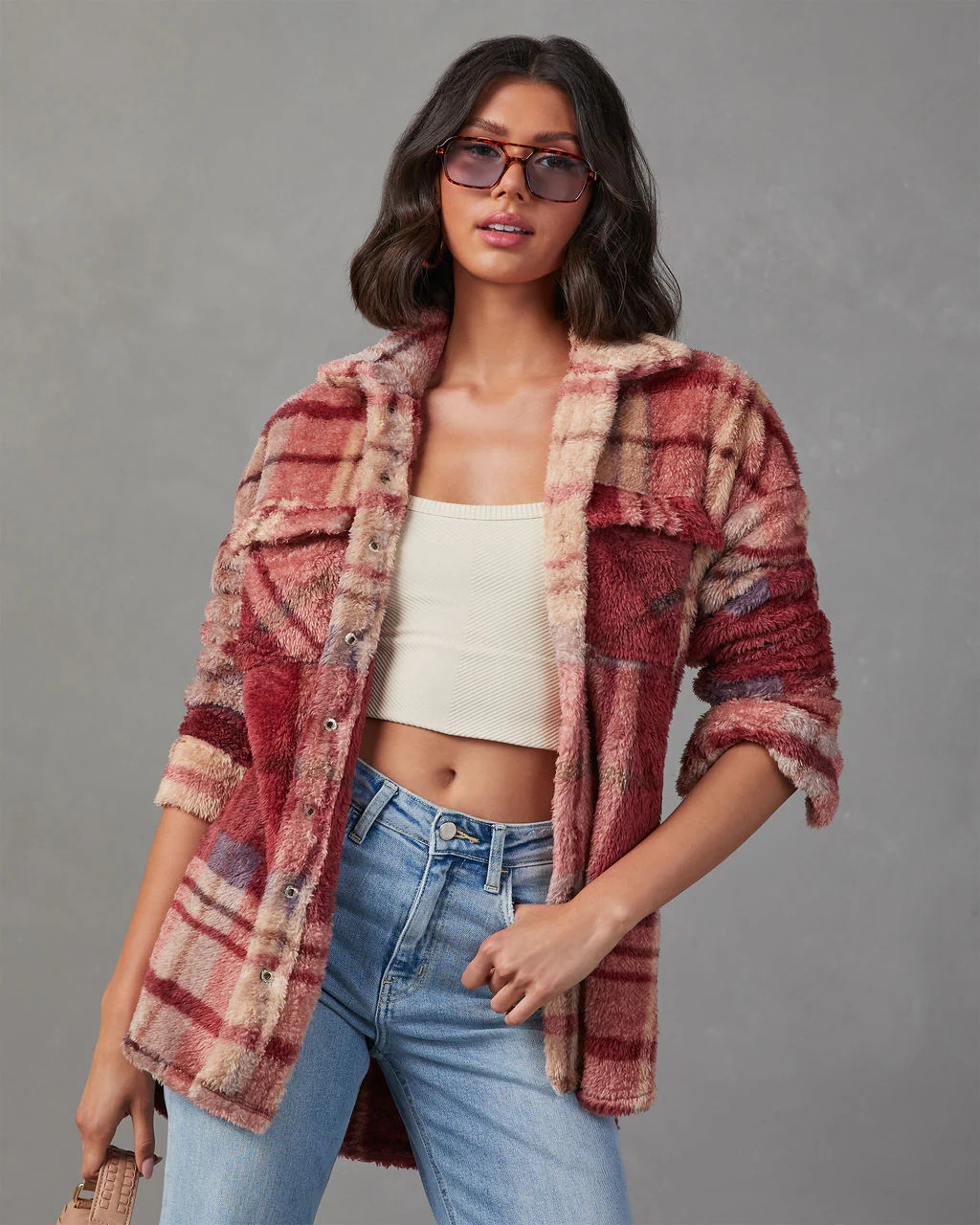 Mendocino Plaid Soft Knit Jacket | VICI