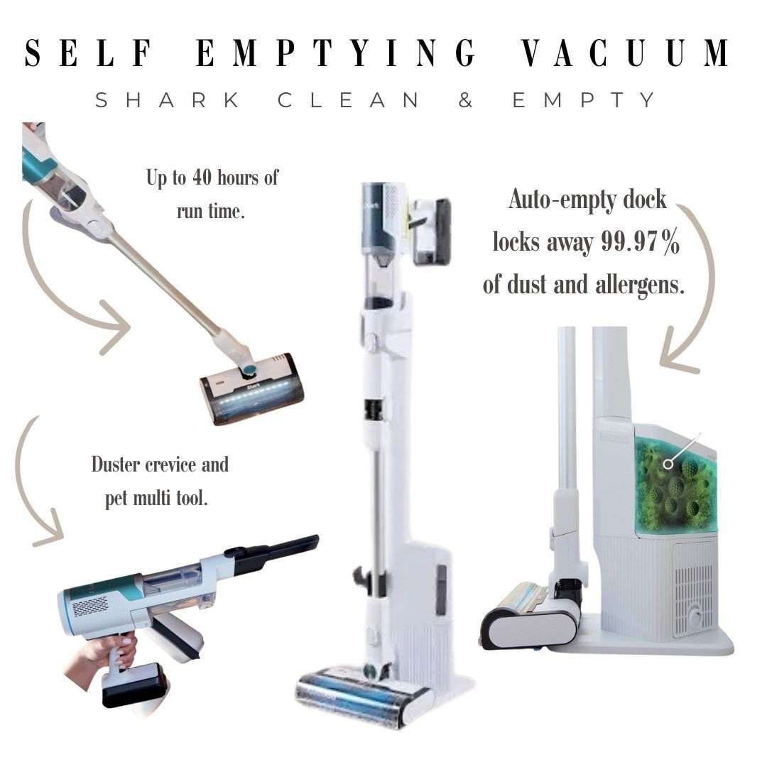 ✨ The vacuum that literally cleans itself...

🔋 Cordless, lightweight, and always ready—this Shark glides room to room with zero outlet hunting and serious suction.
	
🗑️ Dock it and done: it empties itself into the base (holding up to 30 days of dirt) and recharges—no dust clouds, no dirty hands.

🛋️ MultiFLEX bends to reach under sofas and tight spots, while 🐾 Anti-Hair Wrap handles pet hair without the cleanup drama.

🚗 From stairs to shelves to the car, it converts to a handheld in seconds. 

Use code WELCOME20 for $20 off. New customers only. 

@qvc #qvc #loveqvc #qvcinfluencer #ad 

#LTKmomlife #LTKOver40 #LTKHome