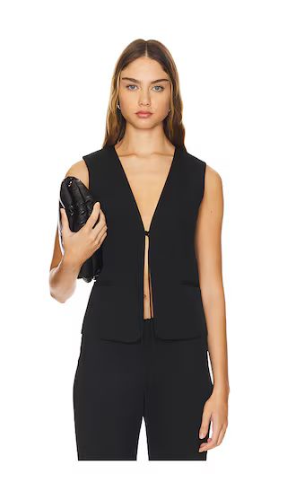 Rouleau Vest in Black | Revolve Clothing (Global)