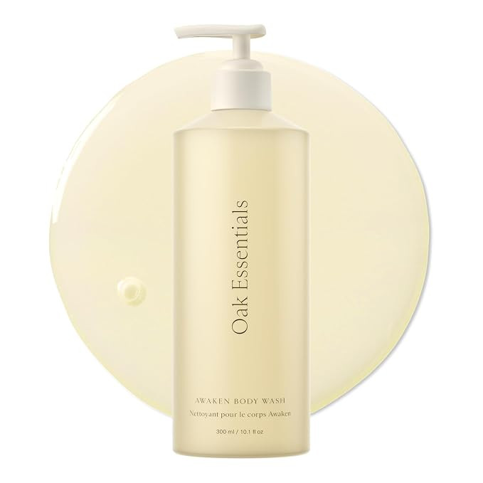 Oak Essentials Awaken Body Wash, Luxury Hydrating Shower Gel with Lavender Oil, Cedarwood Oil and... | Amazon (US)